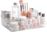 Organizador de bandejas de maquiagem SUNFICON Crystal Clear Acrylic