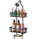 Organizador de banheiro Shower Caddy Hanging Kadolina preto fosco Organizador de banheiro Shower Caddy Hanging Kadolina preto fosco