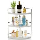 Organizador de banheiro ZGO 3-Tier Countertop Corner White