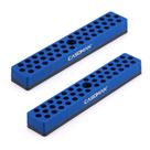 Organizador de bits CASOMAN 86 furos com base magnética azul x2