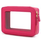 Organizador de bolsas de maquiagem Aveniee Clear Waterproof Hotpink Organizador de bolsas de maquiagem Aveniee Clear Waterproof Hotpink