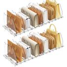 Organizador de bolsas, divisória de prateleira ajustável SPACEKEEPER, pacote com 2