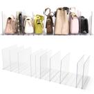 Organizador de bolsas SSawCasa Clear Acrylic Clutch Bag Closet