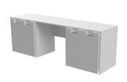 Organizador De Brinquedos com 2 baús Castelo 100% mdf (caixas Caixotes Infantil)