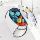 Organizador de brinquedos de banho Cathyeen Saddle Shape 2 compartimentos cinza