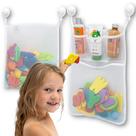 Organizador de brinquedos de banho Comfylife com 6 ganchos para crianças e bebês Organizador de brinquedos de banho Comfylife com 6 ganchos para crianças e bebês