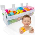 Organizador de brinquedos de banho Comfylife Large com 3 compartimentos para crianças Organizador de brinquedos de banho Comfylife Large com 3 compartimentos para crianças