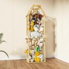 Organizador de Brinquedos de Madeira - Estilo Caseiro para Pelúcias