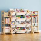 Organizador de Brinquedos SpaceAid com 6 Prateleiras e 12 Caixas 133 cm