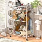 Organizador de Brinquedos YKDIRECT 250L com Rodas e Estrutura Metálica