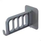 Organizador de Cabides com 4 Espaços Gancho Autoadesivo 11,3x7,5x6cm