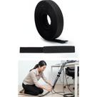 Organizador De Cabos 5m Fita tiras autocolantes Preto (Kit)