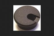 Organizador de cabos de mesa Grommet Jandorf preto 3,8 cm