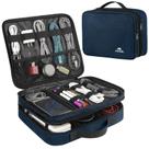 Organizador de cabos de viagem MATEIN para homens azul marinho de até 12,9 polegadas