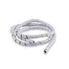 Organizador de Cabos Espiral Forceline 12x1,1mm Branco 1,5m