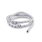 Organizador de Cabos Espiral Forceline 12x1,1mm Branco 1,5m