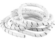 Organizador de Cabos Espiral Forceline 12x1,1mm Branco 3m