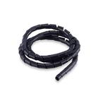 Organizador de Cabos Espiral Forceline 12x1,1mm Preto 1,5m