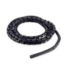 Organizador de Cabos Espiral Forceline 20x1,5mm Preto 1,5m