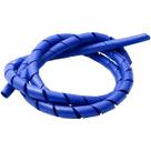 Organizador de cabos espiral tube 1/2 azul 100 metros Organizador de cabos espiral tube 1/2 azul 100 metros