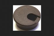 Organizador de cabos Jandorf Desk Grommet 4,4 cm marrom