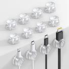 Organizador de cabos Lamicall Spring Cable Holder Clips, pacote com 12
