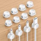 Organizador de cabos Lamicall Spring Cord Holder, pacote com 12