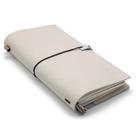 Organizador de Cadernos WANDERINGS Leather Travellers Oat - 22x11,5 cm