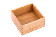 Organizador de caixas de armazenamento Sansnow Bamboo 4x4x5cm para mesa