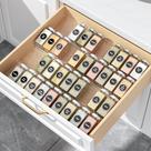 Organizador de Cajón para Especias MIUKAA Acrílico Transparente de 4 Niveles x2 Juegos