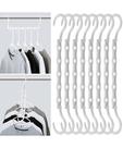Organizador de camisas brancas Space Saving Hangers Mr. Pen, pacote com 8 Organizador de camisas brancas Space Saving Hangers Mr. Pen, pacote com 8
