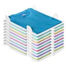 Organizador de camisetas Accenter Stackable Closet, pacote com 10 Organizador de camisetas Accenter Stackable Closet, pacote com 10
