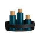 Organizador De Canto Prateleira Cantoneira Banheiro Suporte Shampoo Arthi Black Sem Furo Adesivo 3M