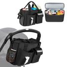 Organizador de Carrinho de Bebê GRAOSO Universal com Porta-Refrigerador - Preto