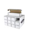 Organizador de cartas colecionáveis BCW Card House com caixas de 12-800 CT