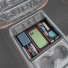 Organizador de console central JKCOVER compatível com Chevy Silverado/GMC Sierra 2014-2018 1500/2500/3500HD Organizador de console central JKCOVER compatível com Chevy Silverado/GMC Sierra 2014-2018 1500/2500/3500HD