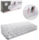 Organizador de Cosméticos de Acrílico Retangular com 24 Cavidades 24X10X5CM