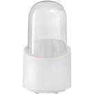 Organizador de Cosméticos Giratório 8955 em Plástico com Rotação 360 Branco Ke Home