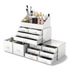 Organizador de cosméticos para maquiagem READAEER Storage Gavers (branco)