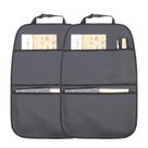 Organizador de couro impermeável Car Kick Mat Pefirst, pacote com 2