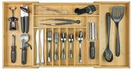 Organizador de cozinha KitchenEdge Premium Silverware Bamboo Organizador de cozinha KitchenEdge Premium Silverware Bamboo
