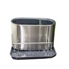 Organizador de Cozinha Porta Detergente Líquido e Esponja em Inox e ABS Organizador de Cozinha Porta Detergente Líquido e Esponja em Inox e ABS