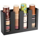 Organizador de dispensador de xícaras de café Tirifer 4 compartimentos