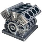 Organizador de Escritorio en Resina Modelo Motor V8 para Sujetapapeles y Lapiceros