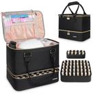 Organizador de Esmaltes Covkev - Suporte para 50 Garrafas com Lâmpada de Unhas