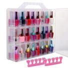 Organizador de Esmaltes SUBAY Portátil para 48 Garrafas - Transparente