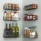 Organizador de especias de pared Moforoco 6 piezas negro