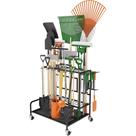 Organizador de Ferramentas de Jardim Sttoraboks com Estrutura de Aço e Rodas Organizador de Ferramentas de Jardim Sttoraboks com Estrutura de Aço e Rodas