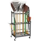 Organizador de ferramentas de jardim WALMANN com rodas, rack de aço