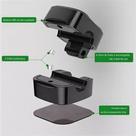 Organizador de fios 4 peças plástico autoadesivo 2,2cm x 2,2cm x 1,6cm